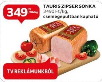 Auchan TAURIS ZIPSER SONKA 10 dkg ajánlat