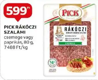 Auchan PICK RÁKÓCZI SZALÁMI 80 g ajánlat