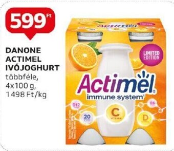 Auchan DANONE ACTIMEL IVÓJOGHURT 4 x 100 g ajánlat