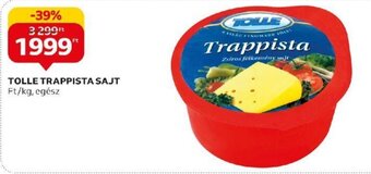 Auchan TOLLE TRAPPISTA SAJT 1 kg ajánlat