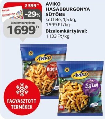 Auchan AVIKO HASÁBBURGONYA SÜTŐBE 1,5 kg ajánlat