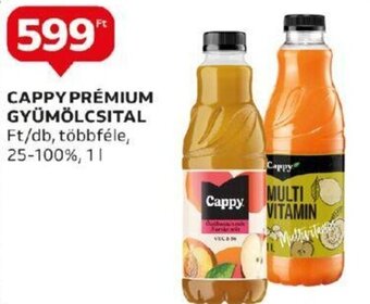 Auchan CAPPY PRÉMIUM GYÜMÖLCSITAL, 1l ajánlat