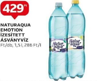 Auchan NATURAQUA EMOTION ÍZESÍTETT ÁSVÁNYVÍZ, 1,5l ajánlat