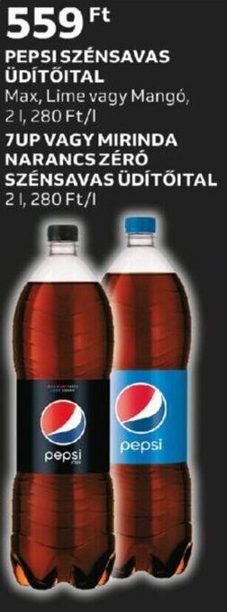 Auchan PEPSI SZÉNSAVAS ÜDÍTŐITAL, 2l ajánlat