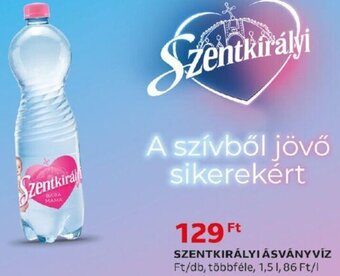 Auchan SZENTKIRÁLYI ÁSVÁNYVÍZ, 1,5l ajánlat