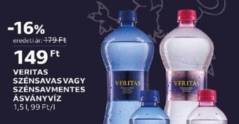 Auchan SZÉNSAVAS VAGY SZÉNSAVMENTES ÁSVÁNYVÍZ 1,5l ajánlat