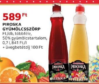 Auchan PIROSKA GYÜMÖLCSSZÖRP 0,7l ajánlat