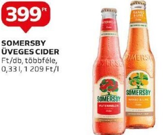 Auchan SOMERSBY ÜVEGES CIDER, 0,33l ajánlat
