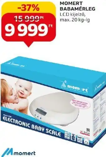 Auchan MOMERT BABAMÉRLEG, 20kg-ig ajánlat