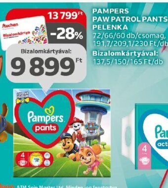 Auchan PAMPERS PAW PATROL PANTS PELENKA ajánlat