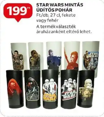 STAR WARS MINTÁS ÜDÍTŐS POOHÁR 1 db