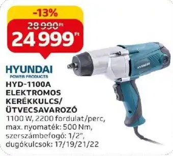 Auchan HYD-1100A ELEKTROMOS KERÉKKULCS/ ÜTVECSAVAROZÓ 1 db ajánlat