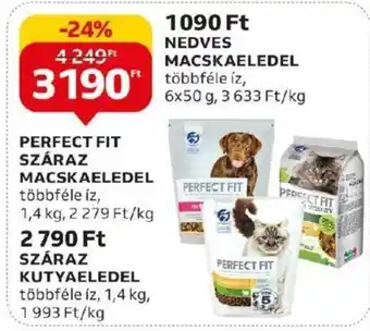 Auchan PERFECT FIT SZÁRAZ MACSKAELEDEL 1,4 kg ajánlat