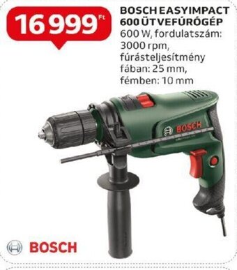 Auchan BOSCH EASYIMPACT 600 ÜTVEFÚRÓGÉP 1 db ajánlat