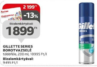Auchan GILLETTE SERIES BOROTVAZSELÉ 200 ml ajánlat