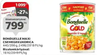 Auchan BONDUELLE MAXI CSEMEGEKUKORICA 440 / 390 g ajánlat