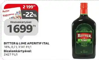 Auchan BITTER & LIME APERITIF ITAL 0,7 l ajánlat