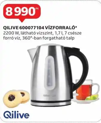 Auchan QILIVE 600077104 VÍZFORRALÓ 1 db ajánlat