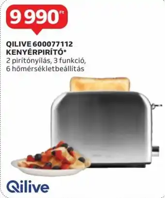 Auchan QILIVE 600077112 KENYÉRPIRÍTÓ 1 db ajánlat