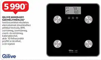 Auchan QILIVE 600094201 SZEMÉLYMÉRLEG 1 db ajánlat