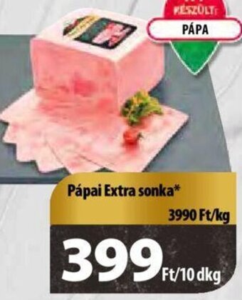 Coop Pápai Extra sonka 10 dkg ajánlat