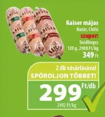 Coop Kaiser májas 120 g ajánlat