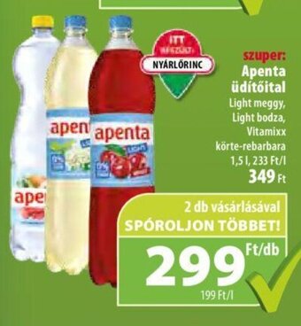 Apenta üdítőital 1,5 l