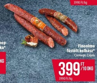 Coop Finonimo füstölt kolbász 10 dkg ajánlat