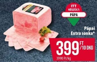 Coop Pápai Extra sonka 10 dkg ajánlat
