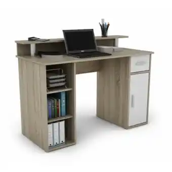 Auchan Terry sonoma tölgy-fehér íróasztal (120x75/88x55) ajánlat