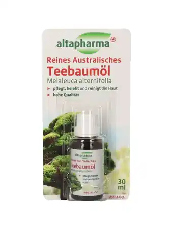 Rossmann Altapharma teafaolaj - 30 ml ajánlat