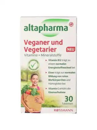 Rossmann Altapharma vegan multivitamin - 30 db ajánlat