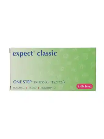 Rossmann Expect classic one step terhességi tesztcsík - 2 db ajánlat