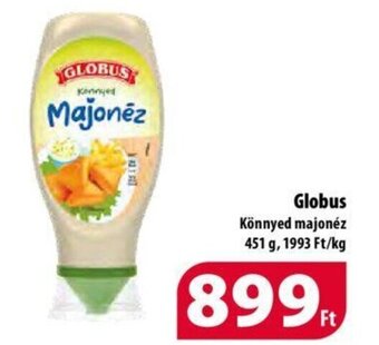 Coop Globus Könnyed majonéz 451g ajánlat