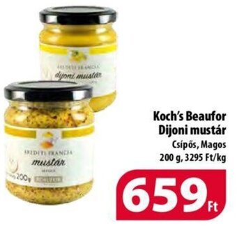 Coop Koch's Beaufor Dijoni mustár, 200g ajánlat