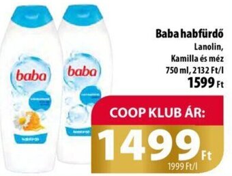 Coop Baba habfürdő, 750 ml ajánlat