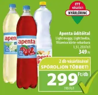 Coop Apenta üdítőita, 1,5l ajánlat