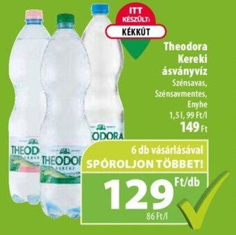 Coop Theodora Kereki ásványvíz, 1,5l ajánlat