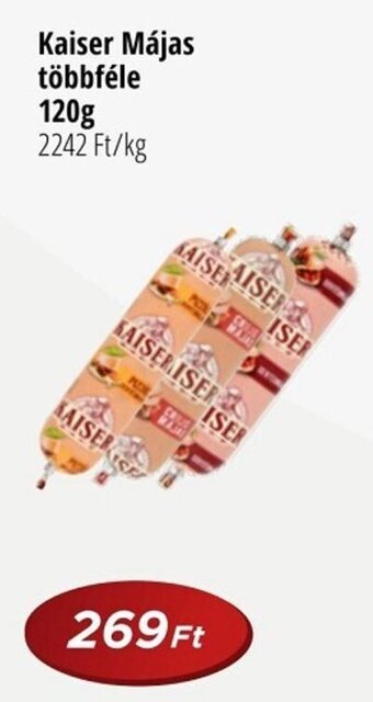 Real Kaiser Májas többféle, 120g ajánlat