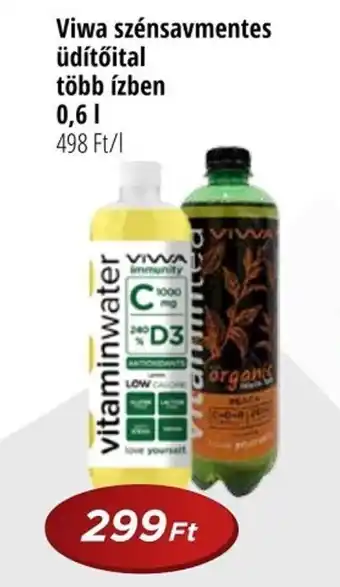 Viwa szénsavmentes üdítőital több ízben 0,6l
