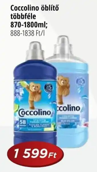 Real Coccolino öblítő többféle 870-1800ml ajánlat