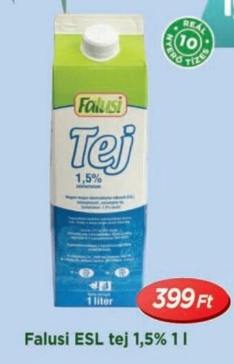 Real Falusi ESL tej 1,5% 1 l ajánlat