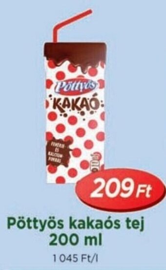 Real Pöttyös kakaós tej 200 ml ajánlat