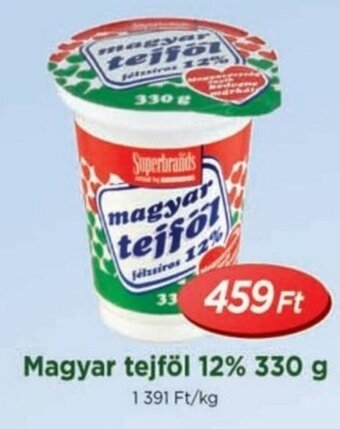 Real Magyar tejföl 12% 330 g ajánlat