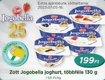 Real Zott Jogobella joghurt, többféle 130 g ajánlat