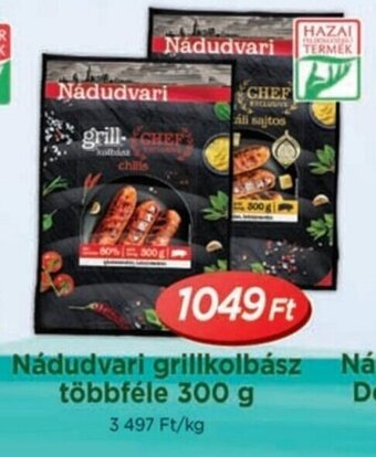 Real Nádudvari grillkolbász többféle 300 g ajánlat