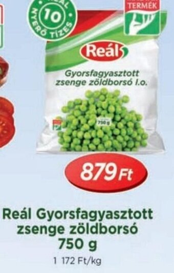 Real Reál Gyorsfagyasztott zsenge zöldborsó 750 g ajánlat