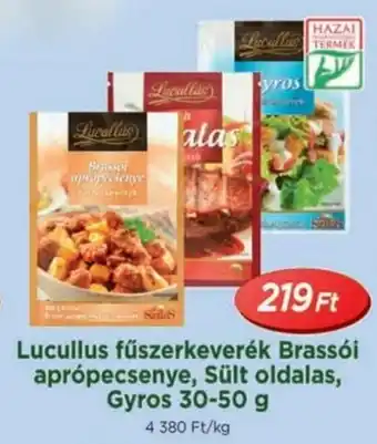 Lucullus fűszerkeverék Brassói aprópecsenye stb. 30 / 50 g