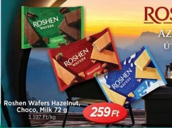 Real Roshen Wafers Hazelnut, Choco, Milk 72 g ajánlat