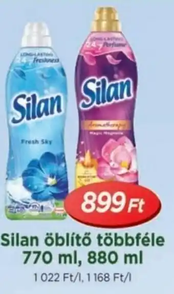 Real Silan öblítő többféle 770 / 880 ml ajánlat